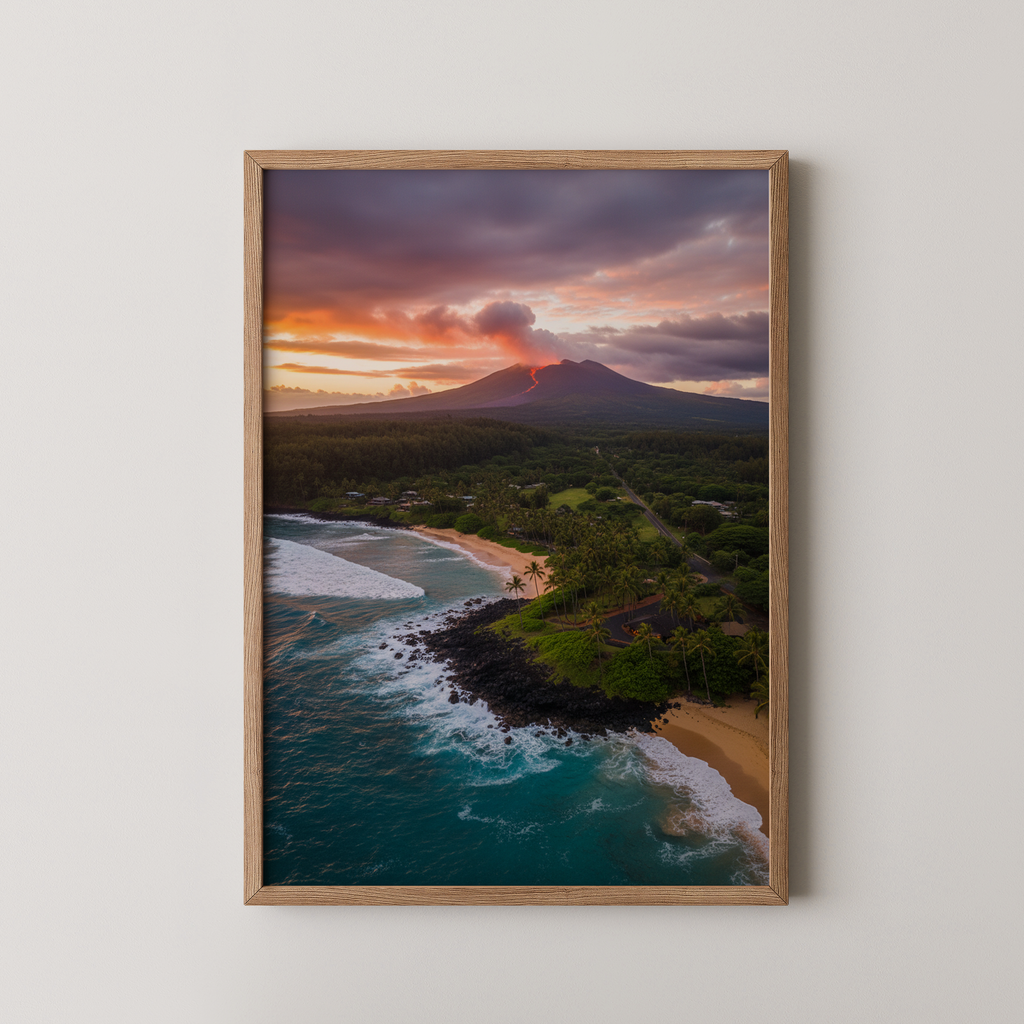 Sunset Volcano, Hawaii